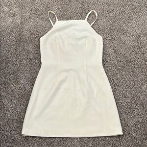 French Connection White Sheath Mini Dress